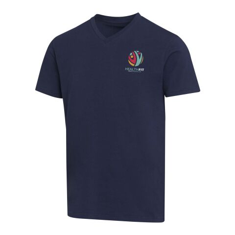 Camiseta orgánica unisex de 200 g/m² con certificado OCS de manga corta y cuello de pico "Balfour"