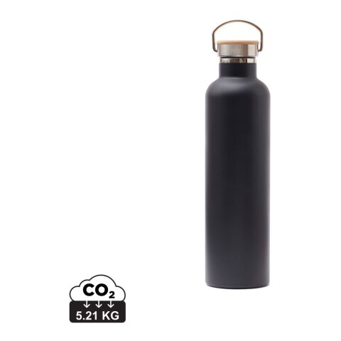 VINGA Botella termo 1000 ml Miles Large negro | sin montaje de publicidad | no disponible | no disponible