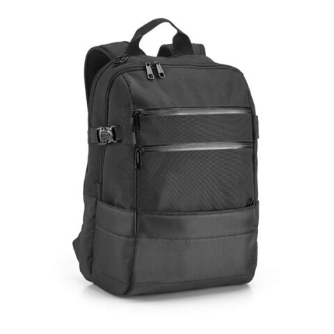ZIPPERS BPACK. Mochila para portátil de 15.6&#039;&#039; en jacquard 840D y 300D Negro | no disponible