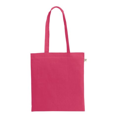 MEXICO. Bolsa fabricada en algodón reciclado (70%) y poliéster (30% rPET) (150 g/m²) Rosa | sin montaje de publicidad