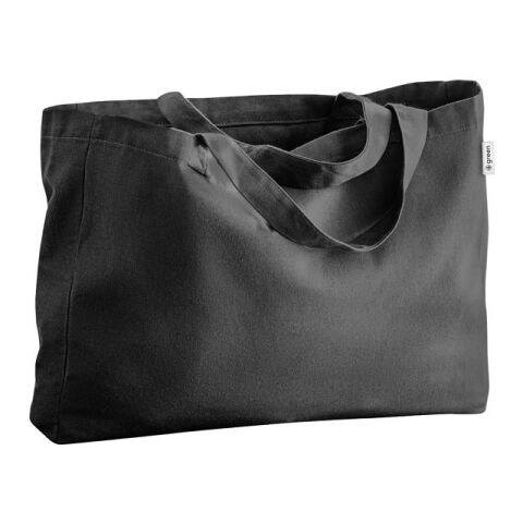 CAMDEN. Bolsa de algodón (50%), algodón reciclado (30%) y poliéster (20% rPET) (280 g/m²) Negro | no disponible