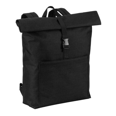 ATENAS. Mochila para portátil 600D con forro 210D 17&#039;3’ Negro | Transfer 1 color