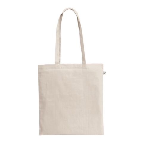 SVANETI. Bolsa de algodón reciclado (70%) y poliéster (30% rPET) (150 g/m²) Beige | sin montaje de publicidad