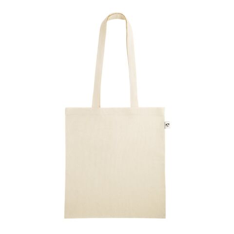 LEON. Bolsa 100% algodón orgánico (140 g/m²) Beige | sin montaje de publicidad