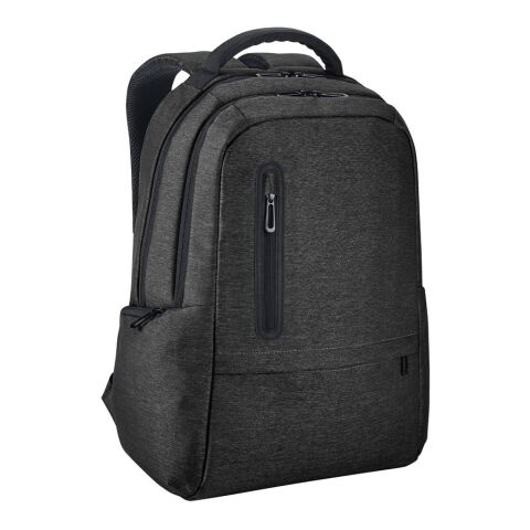 BOSTON. Mochila para portátil de 17&quot; de nylon impermeable de 2Tone Negro | sin montaje de publicidad