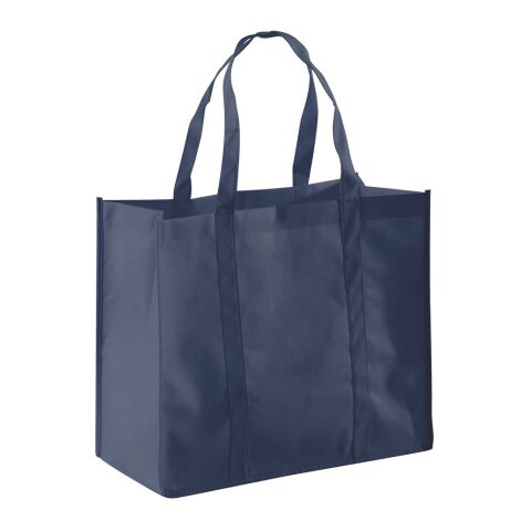 SHOPPER. Bolsa de no tejido (Non-woven 80 g/m²) azul | sin montaje de publicidad