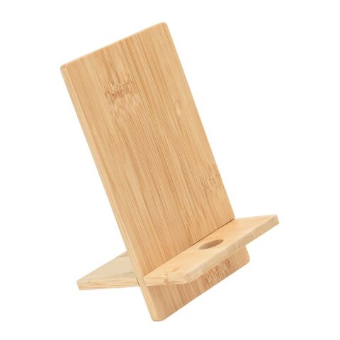 GALEN. Soporte para móvil de bambú, desmontable en dos partes