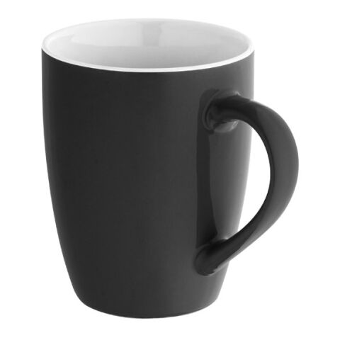 CINANDER. Taza de cerámica 370 mL Negro | sin montaje de publicidad