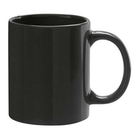 BARINE. Taza de cerámica 350 mL Negro | sin montaje de publicidad