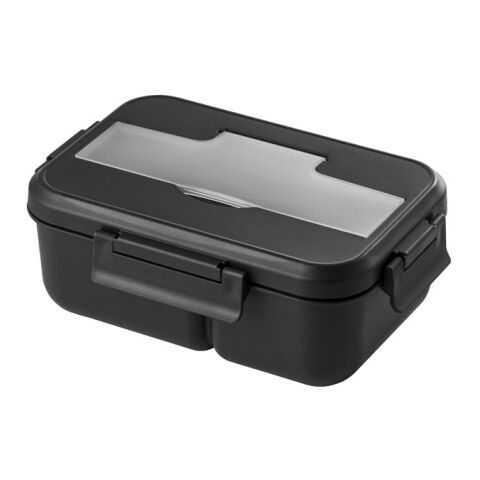 PYRUS. Fiambrer. Caja hermética de PP de 1000 mL negro | sin montaje de publicidad