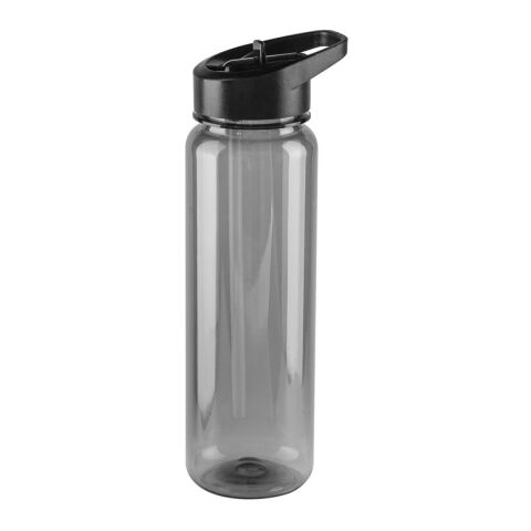 GILMORE. Botella deportiva de rPET con acabado translúcido brillante 750 ml Negro | sin montaje de publicidad