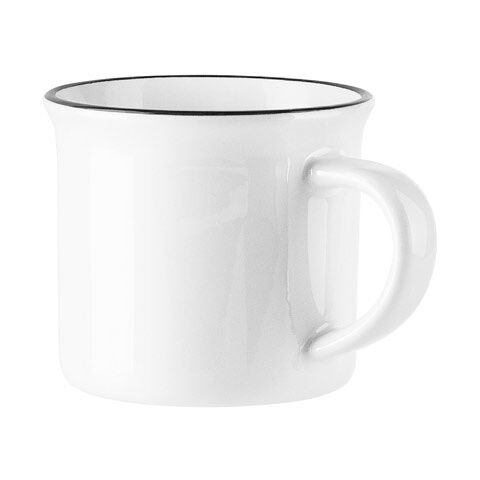 SELDEN. Taza de cerámica para sublimación 280 ml Blanco | sin montaje de publicidad