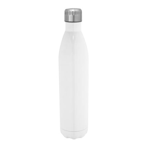 AMORTI XL. Botella deportiva de acero inoxidable sublimado Blanco | sin montaje de publicidad