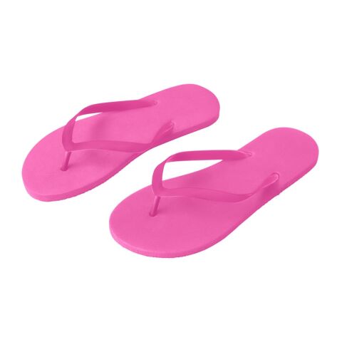 MAUPITI L / XL. Zapatillas cómodas con suela de PE y tira de PVC Rosa | sin montaje de publicidad