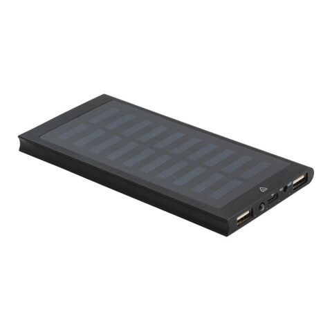 CLERK. Power bank 8'000 mAh con panel solar en aluminio 100% reciclado