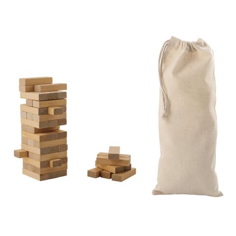 FLIK. Juego de madera con 54 piezas Beige | sin montaje de publicidad
