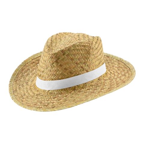 JEAN POLI. Sombrero de paja natural blanco | sin montaje de publicidad