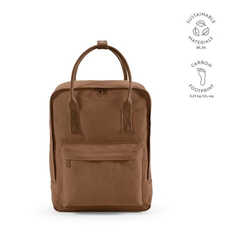 Stockholm Backpack marrón | sin montaje de publicidad
