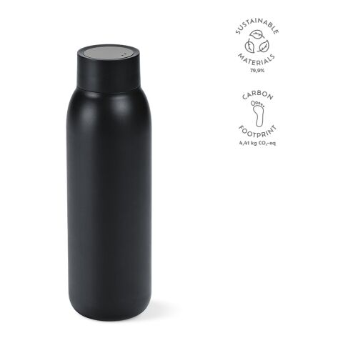 La Plata Bottle Negro | sin montaje de publicidad