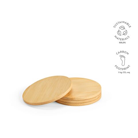 Christo Coasters Beige | sin montaje de publicidad