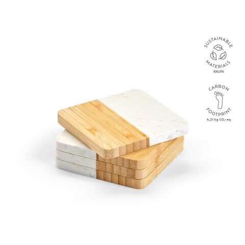 Kahlo Coasters Beige | sin montaje de publicidad