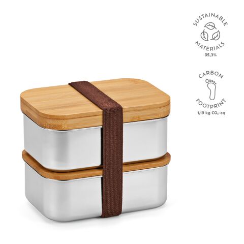 Vermeer Lunchbox Plata | sin montaje de publicidad