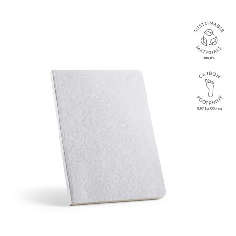 Verne Notebook Blanco | sin montaje de publicidad | A5