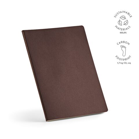 Bronte A4 Notebook marrón | sin montaje de publicidad
