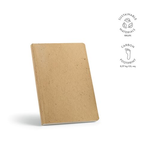 Fitzgerald Notebook Marrón claro | sin montaje de publicidad | A5