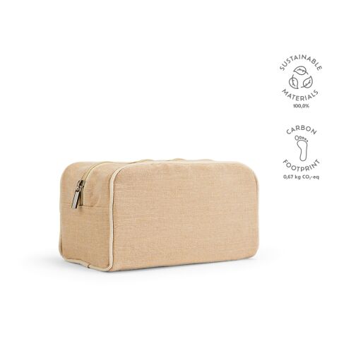 Rio Toiletry Bag Beige | sin montaje de publicidad