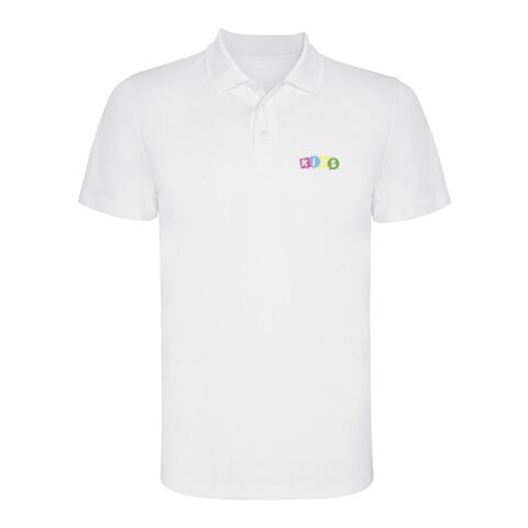 Polo deportivo de manga corta infantil &quot;Monzha&quot; Estándar | blanco | 12 | sin montaje de publicidad | no disponible | no disponible | no disponible