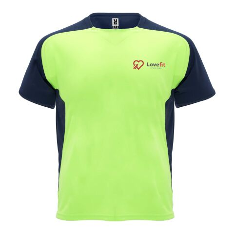 Camiseta deportiva de manga corta infantil &quot;Bugatti&quot; Estándar | Fluor Green-Navy Blue | 4 | sin montaje de publicidad | no disponible | no disponible | no disponible