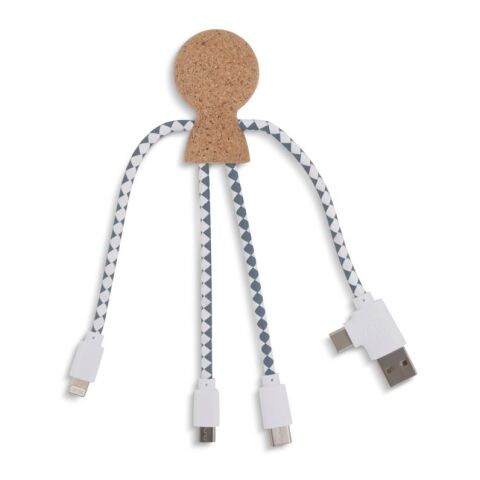 Xoopar Mr. Bio Cork Charging Cable Natural | sin montaje de publicidad | no disponible | no disponible | no disponible