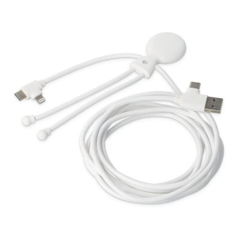2092 - Xoopar Mr Bio Cable de Carga Múltiple PD Largo 60W 2 Metros Blanco | sin montaje de publicidad | no disponible | no disponible