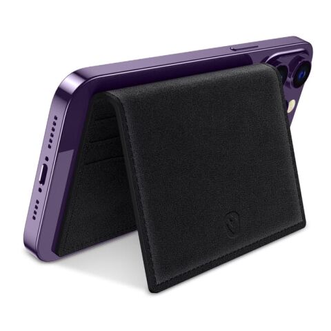 587303 Valenta Card Wallet Magsafe Leather Negro | sin montaje de publicidad | no disponible | no disponible | no disponible