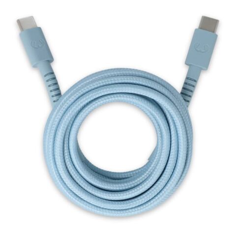 2UCC200 | Cable USB-C a USB-C de 2,0 m de Fresh &#039;Rebel Azul / Blanco | sin montaje de publicidad