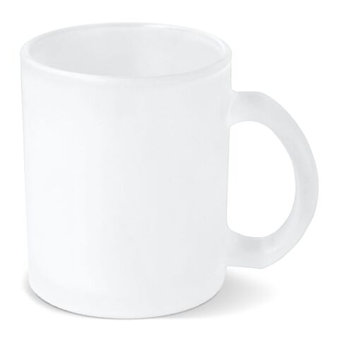 Taza de cristal esmerilado subli Mallorca 335ml Plata | sin montaje de publicidad | no disponible | no disponible | no disponible