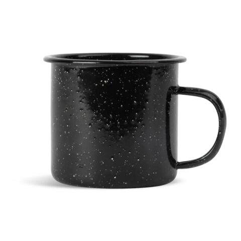 Sagaform Doris Taza esmaltada  Negro | sin montaje de publicidad