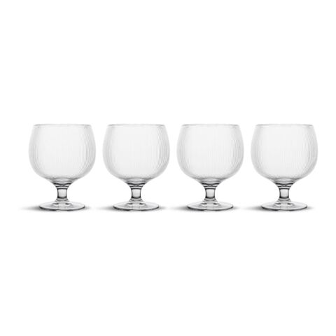 Billi set de 4 copas de vino 350 ml  Transparente | sin montaje de publicidad