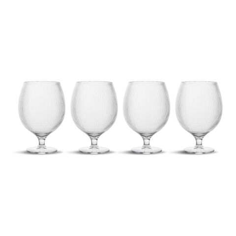 Billi set de 4 vasos de cerveza 500ml Transparente | sin montaje de publicidad