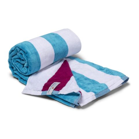 Toalla de playa Lord Nelson 80x160 cm Blanco-azul claro | sin montaje de publicidad