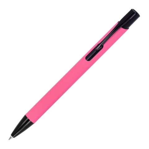 Alicante soft touch R-AL tinta negra Rosa-Negro | Grabado | 90 grados del clip | 87 mm x 8 mm | no disponible