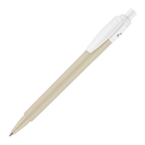 Bolígrafo Baron 03 colour recycled opaco Beige-Blanco | sin montaje de publicidad | no disponible | no disponible | no disponible