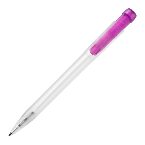 Bolígrafo Ingeo TM Pen Clear transparente Rosa | sin montaje de publicidad | no disponible | no disponible | no disponible