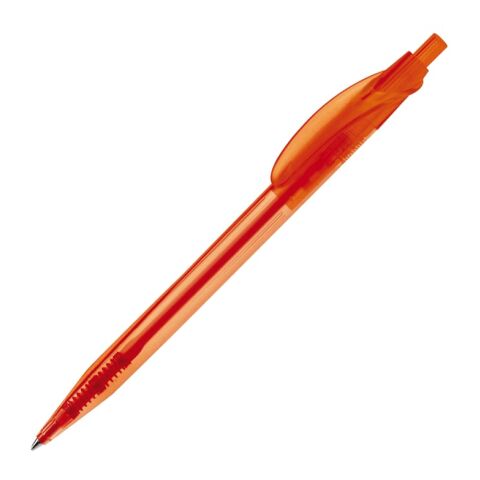 Bolígrafo Cosmo Transparente Naranja-Naranja | Impresión De Pantalla 1 color | 270 grados del clip | 45 mm x 25 mm | no disponible