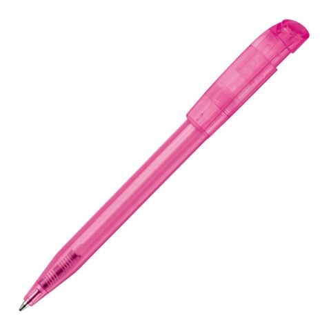 Bolígrafo S45 Clear transparente Rosa-Rosa | Tampografía 1 color | En el cuerpo alineado con el clip | 45 mm x 8 mm | no disponible