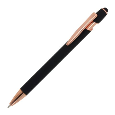 Bolígrafo Paris Deluxe Metal Engomado Negro intenso | sin montaje de publicidad | no disponible | no disponible | no disponible