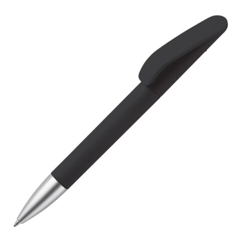 Bolígrafo Slash soft touch R-ABS Negro | sin montaje de publicidad | no disponible | no disponible | no disponible