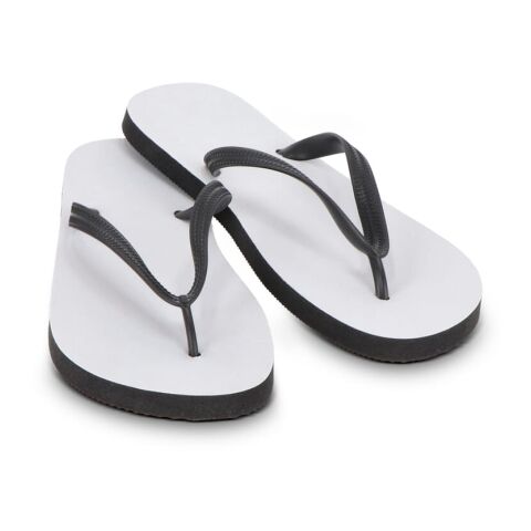 Chanclas tamaño XL 43/46 sublimación Blanco | sin montaje de publicidad | no disponible | no disponible