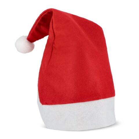 Gorro de Navidad de fieltro Rojo / Blanco | sin montaje de publicidad | no disponible | no disponible